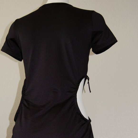 Divided H&M, Women Size M Bodycon Cutout Dress, Black - Picture 4 of 5